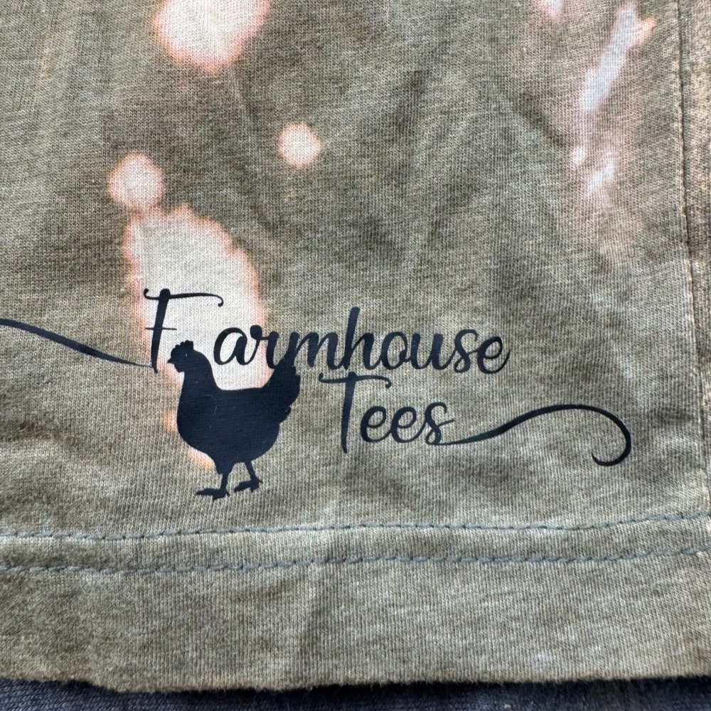 Hello Fall Bleached T Shirt Women's XL Bella Canvas Graphic Tee Autumn Vibes - Picture 9 of 9